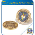 Moneda personalizada de la solapa de la policía del oro